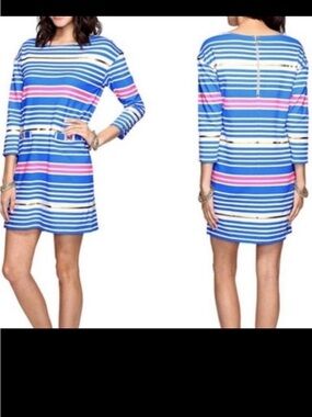 Lilly Pulitzer Lena Dress - Tiki Stripe Dress Size Small
